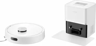 fshesë robotike Roborock Q7 BF+ 8000 Pa me stacion vetëzbrazës, depo uji 280 ml, e bardhë