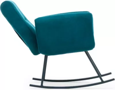 Karrige lëkundëse Atelier del Sofa, Kono, ngjyrë jeshile petrol
