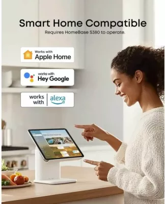 Sistem kamerash sigurie Anker Eufy Security SoloCam E42 4K, HomeBase 3, 2 panele solare, set 2 kamera, e bardhë