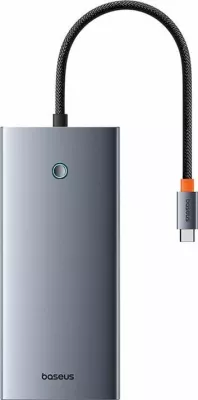 Docking station Baseus PortalJoy Series BS-OH119 13n1 USB-C PD 100W 8K DP 2x HDMI VGA LAN SD/microSD, gri