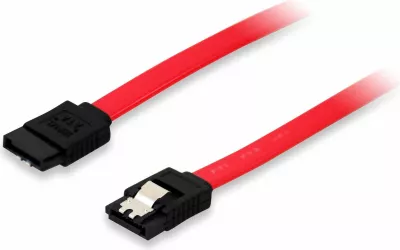 Kabllo SATA II Equip 0.5m, 7-pin, mashkull/mashkull, e kuqe