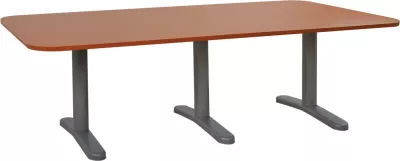 Tavolinë profesionale për konferenca, ngjyrë qershie, FH2047.13, 240x120x75 cm