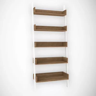 Raft librash Hanah Home, ngjyrë lisi e errët