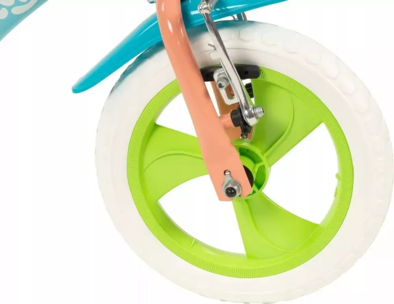 Bicikletë për fëmijë TOIMSA 12” BLUEY, 4 rrota, Temë Paw Patrol, Bardhë