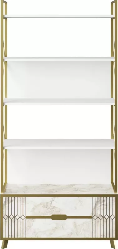 Raft librash Hanah Home Frida, 90cm, i bardhë