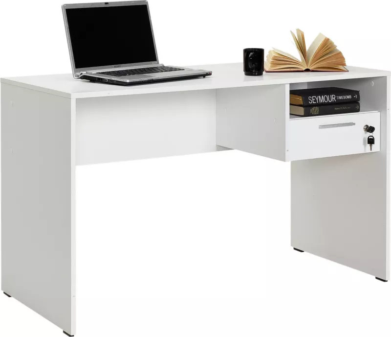 Tavolinë studimi Hanah Home, e bardhë, Cms-510-Dd-1