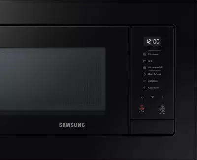 Mikrovalë, Samsung, MG23A7318CK/E2, 23 L, 1300 W, inkaso, me grill, e zezë