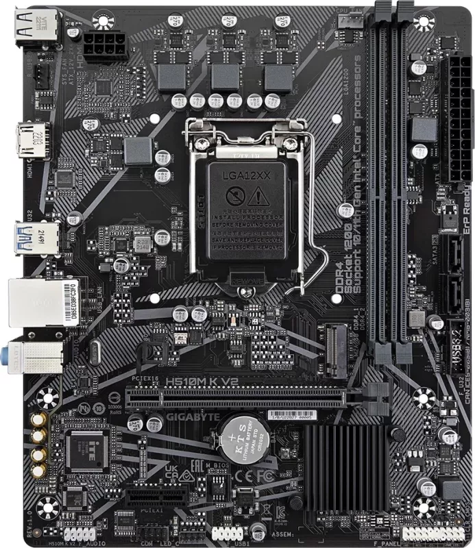 Pllakë amë Gigabyte H510M K V2, Intel H470 Express, LGA 1200