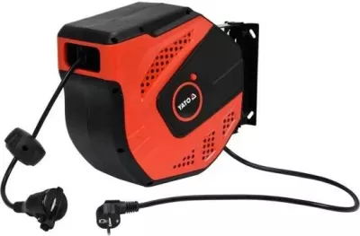 Bobinë kabllo Yato YT-81221, 1 dalje AC, 20 m, E zezë
