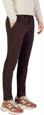 Pantallona chino për meshkuj Borghese 5WPA01 07CO126M, kafe të errëta [Madhësia: 44]