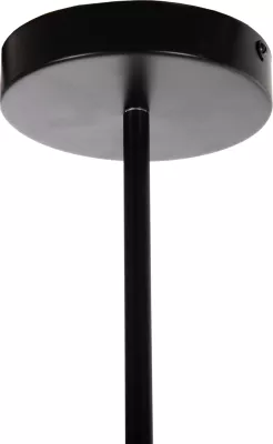 Llambadar tavani 12-drita, FH4167, metal i zi, krahë të artikuluara, Φ92x120Hcm