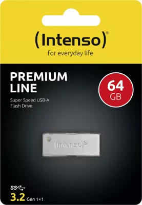 USB flash Intenso Premium Line 32GB, USB 3.2, argjendtë