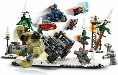 Set ndërtimi LEGO Marvel 76291 Avengers Assemble: Age of Ultron, 613 pjesë, multikolor