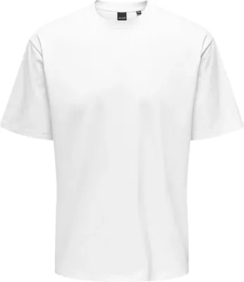 Maicë për meshkuj Only & Sons Onsfred Life Rlx SS Tee 22022532, e bardhë [Madhësia: S]