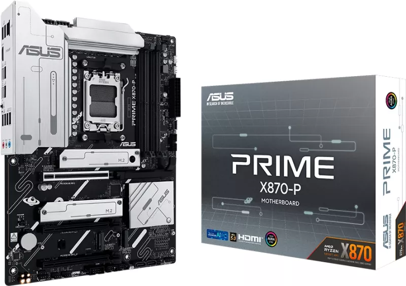 Pllakë amë ASUS PRIME X870-P, ATX, Socket AM5, DDR5, chipset AMD X870