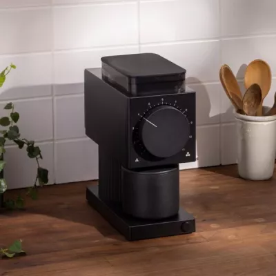 Mulli kafeje automatik Fellow Ode 2nd Generation, 100 g, 64 mm burrs çelik, 31 nivele, 140 W, 220 V, Zi/çelik