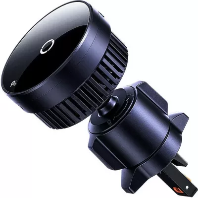 Mbajtës celulari Baseus MagPro CW04 me karikues wireless 15W, i zi