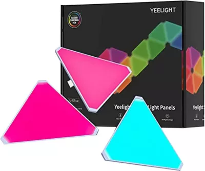 Panele të mençura ndriçimi Yeelight Smart Light Panels YLFWD-012, 6 copë, Bardhë