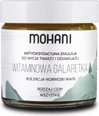 Pastrues fytyre dhe largues make-up-i për femra Mohani Vitamin Jelly Antioxidant, 60ml