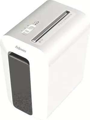 Shredder Fellowes LX65, particle-cut, 22L, i bardhë