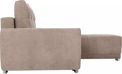 Kënd divani shtrat, kënd i djathtë, material bezhë, COMFYRA FH3336.03R, 270x181x75cm