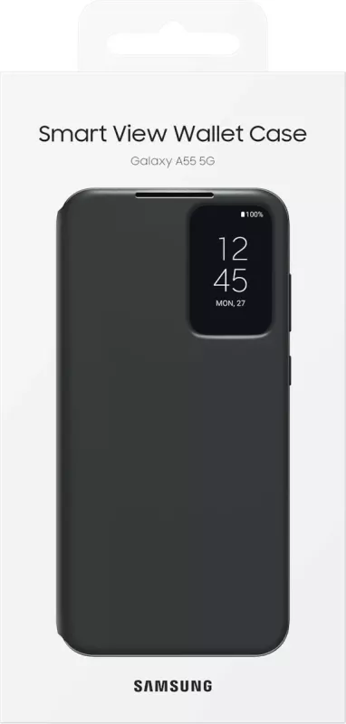 Mbështjellës Samsung EF-ZA556, Galaxy A55, 16.8 cm (6.6), Ngjyrë e zezë
