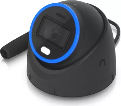 Kamerë survejimi IP Ubiquiti UniFi Protect G6 Turret (UVC-G6-Turret / UVC-AI-TURRET-B), 8MP 4K, PoE+, IR 40 m, IP66/IK08, e zezë