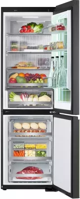 Frigorifer i kombinuar LG GBG719MDNN 352 L 187 x 68.4 cm InstaView MoodUP, e zezë/rozë