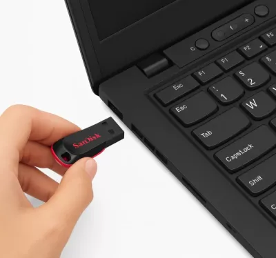 USB memorje SanDisk Cruzer Blade SDCZ50-032G-B35 32GB USB-A 2.0, 1 copë, e kuqe/zezë