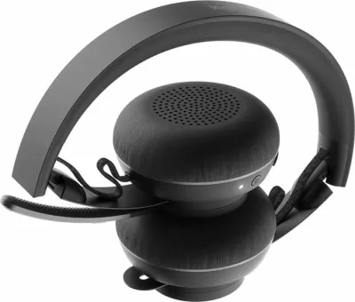 Kufje wireless Logitech Zone Wireless 981-000854, MS Teams, ANC, Bluetooth 5.0, me mikrofon, të zeza