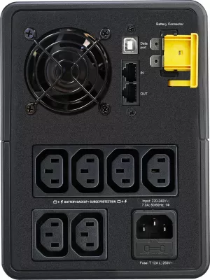 UPS APC BX1600MI, 1.6 kVA, 900 W, Sine, 140 V, 300 V