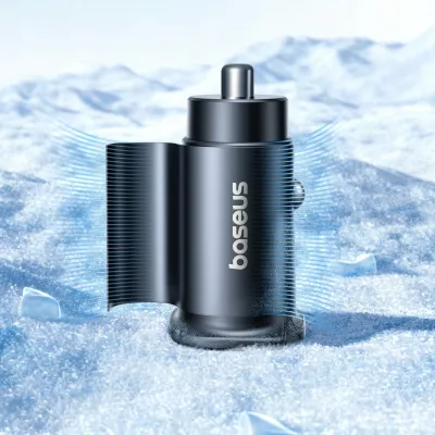 Karikues veture Baseus GoTrip Car Charger C+C 30W, 2x USB-C, 3.5A, i zi