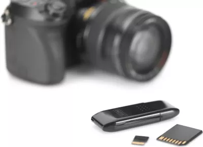 Lexues kartelash Digitus CardReader USB 2.0 SD/Micro SD, i zi
