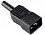 Steker rryme Bachmann IEC320 C20, 16A 250VAC, lidhje me vida, i zi