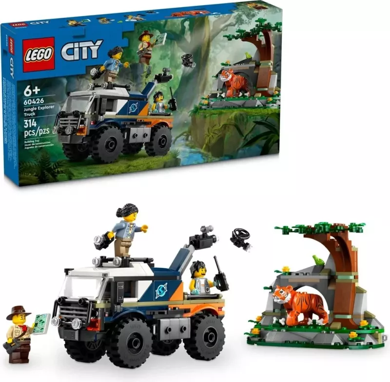 Set lodrash LEGO CITY Jungle Explorer Truck 60426, 314 pjesë