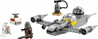 Set ndërtimi LEGO Star Wars 75410 Mando dhe Grogu N-1 Starfighter, 92 pjesë, multikolor