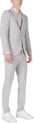 Kostum për meshkuj Mulish BAHAMAS ABS-802, gri e çelët [Madhësia: 3XL]