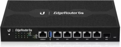 Router Ubiquiti EdgeRouter 6P, 5x Gigabit PoE, 1x SFP, fanless, i zi