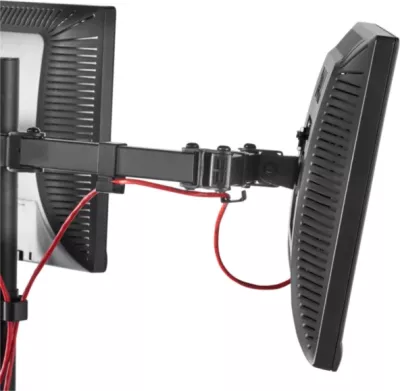 Mbajtëse tavoline për 2 monitorë VONHAUS 3005117 13-32\", VESA 75x75/100x100, e zezë