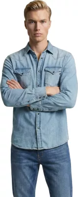 Këmishë për meshkuj Replay REGULAR M4860T.000.26C 12B, denim e çelët
