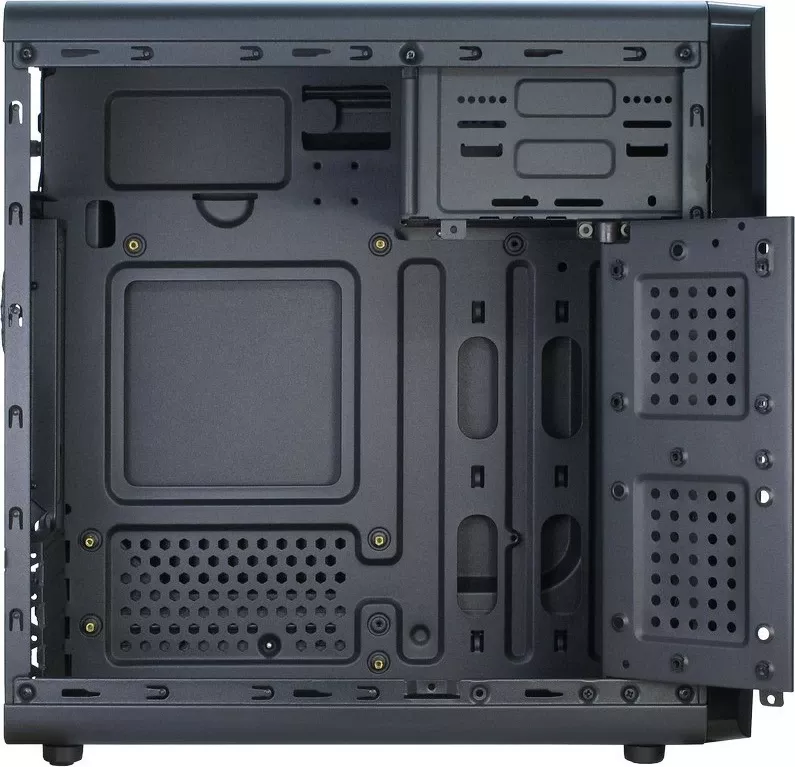 Kasë Inter-Tech MC-02 Micro, Tower, PC, micro ATX, e zezë thumbnail 6