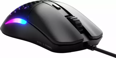 Maus gaming Glorious Model O Eternal GLO-OE-W-BLK, 12000 DPI, 6 butona, RGB, i zi