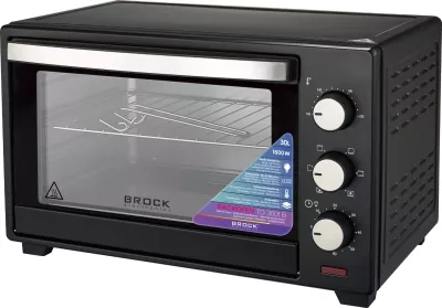 Mini furrë elektrike Brock TO 3001 BK, 30L, 1500W, e zezë