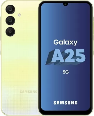 Celular Samsung Galaxy A25, 6.5", 8+256GB, 5G, i verdhë