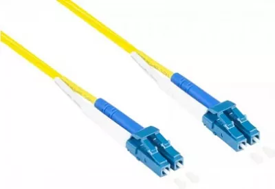 Kabllo fiber optike GoodConnections Alcasa LW-9075LC, OS2 single-mode, 7.5 m, 2x LC–2x LC, e verdhë