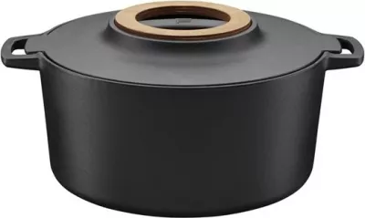Tenxhere Fiskars Norden 6L, gize, emalim, e zezë