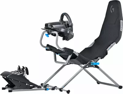 Karrige lojërash Playseat Challenge X Logitech G Edition, për konzolë, ngjyrë e zezë dhe gri