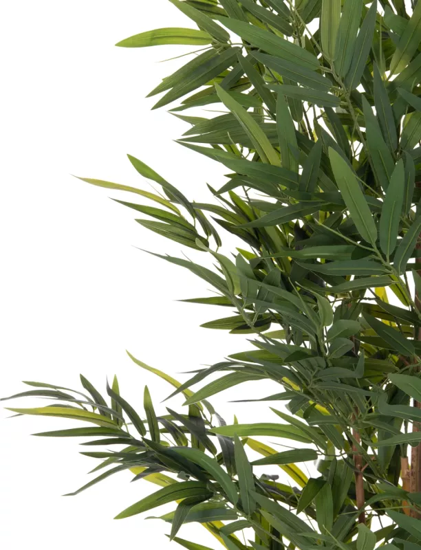 Bimë dekorative sintetike në vazo, bambu, FH4736, 20x95x180cm