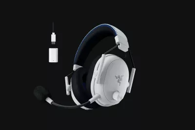 Kufje Razer BlackShark V3 Pro për PlayStation, wireless, e bardhë