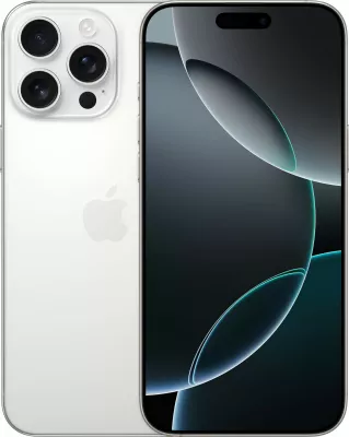 Apple iPhone 16 Pro Max, 6.9", 1TB, white titanium 